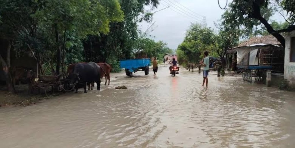   सप्तरीका ५०० घर डुबानमा